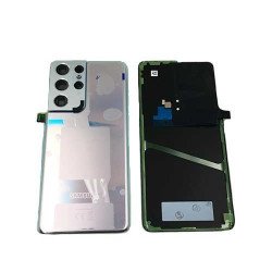 Back Cover Samsung Galaxy S21 Ultra 5G (SM-G998) Argent Service Pack