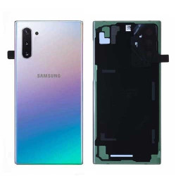 Copertina posteriore Samsung Note 10 Aura Argento Service Pack