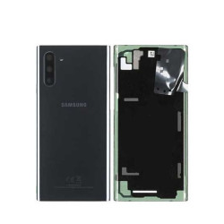 Cubierta trasera Samsung Note 10 Aura Negro Service Pack