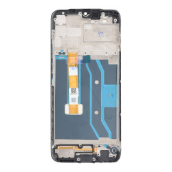 Screen Replacement With Frame for Realme C25 Black