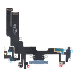 Charging Port Flex Cable for iPhone 14 Blue