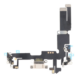 Charging Port Flex Cable for iPhone 14 Plus White