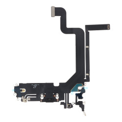 Charging Port Flex Cable for iPhone 14 Pro Max Black