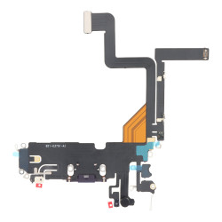 Charging Port Flex Cable for iPhone 14 Pro Purple without Logo