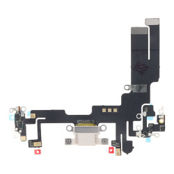 Charging Port Flex Cable for iPhone 14 White