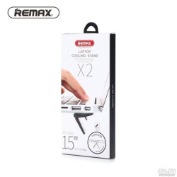 Staffe di raffreddamento per notebook Remax (2 pezzi per confezione) Nero