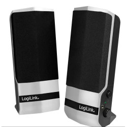 Haut-parleurs USB 2.0 Argent LogiLink Active