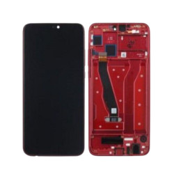 Bildschirm Huawei Honor 8x Rot (mit Rahmen)