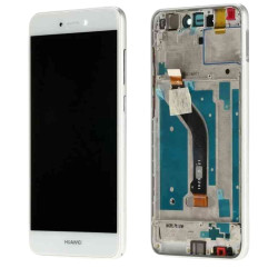 Display Huawei P9 weiß (mit Rahmen)