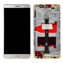 Display Huawei Mate 9 - Gold  mit Rahmen