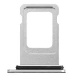 SIM-Schublade Silber/Weiß iPhone XR