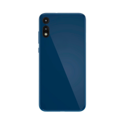 Back Cover Avec Adhésif Motorola Moto E 2020 Bleu Compatible