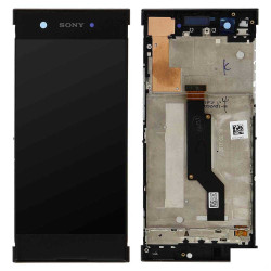 Display Sony XA1 con frame (Originale) - Nero