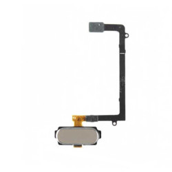Nappe Bouton Home S6 Edge Plus Or