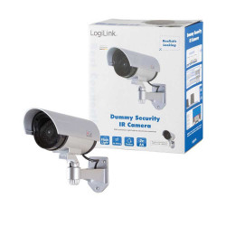 Caméra de surveillance factice Argent LogiLink