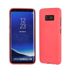 Custodia in silicone Samsung Nota 8 rosa opaco sensazione morbida