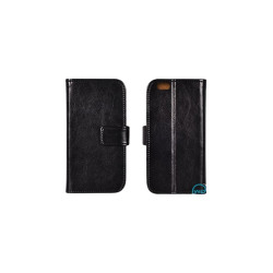 Housse portefeuille LG K8 en cuir véritable Premium