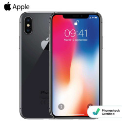 Teléfono iPhone X 64GB Gris Sidéreo Grado Z (Auricular interno + Face iD + Micrófono frontal + LCD color)