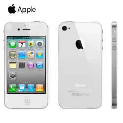 Téléphone iPhone 4 16Go Blanc Grade Z (Back cover HS, qualité photo arrière médiocre)