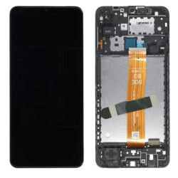 Samsung Galaxy A12 schermo nero con telaio Incell Grade B