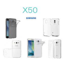 Starter Pack X50 Fundas Transparentes Samsung
