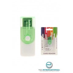 Lecteur de carte CR02 Vert SD/M2/Micro SD