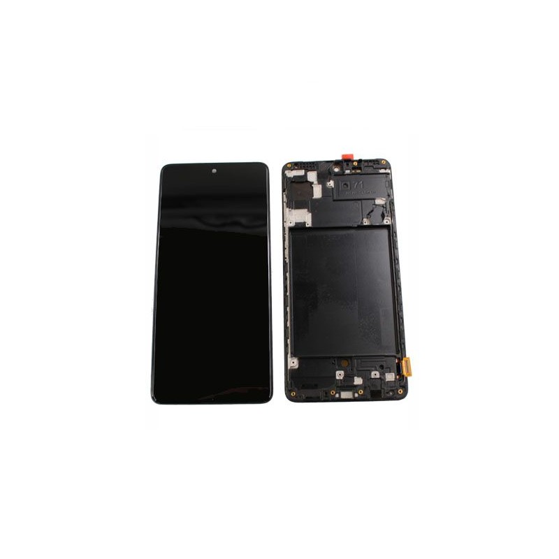 Ecran Samsung Galaxy A71 Noir Avec Châssis