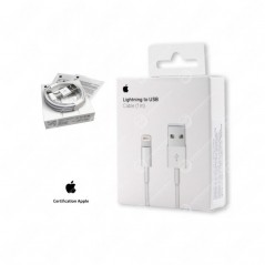 Câble Apple USB vers Lightning 1M Blanc (En Packaging)