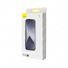 Verres trempés iPhone 12 Mini Transparent Baseus Anti Lumière Bleue x2pcs