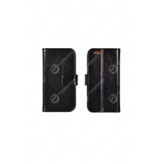 Samsung Galaxy S6 Edge Genuine Leather Wallet Case Nero