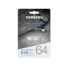 Samsung BAR Plus Clé USB 64GB Argent