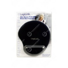 Tapis de souris LogiLink Noir avec repose poignet