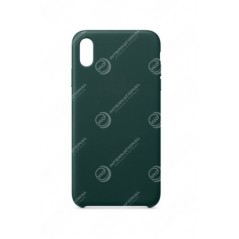 Coque Silicone iPhone XS Max Vert Forêt