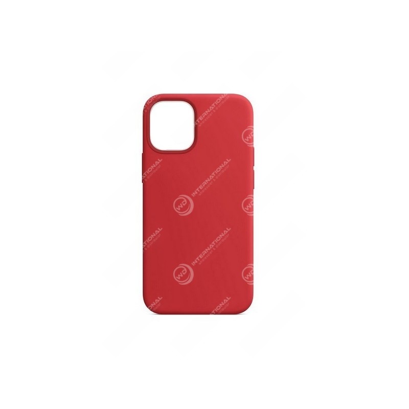 Coque Silicone iPhone 12 Mini Rouge