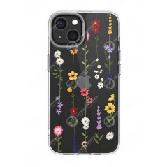 Coque Spigen Cyrill Cecile iPhone 13 Jardin de Fleurs Transparente