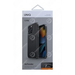 Funda Uniq Air Fender iPhone 13/13 Pro Gris Humo