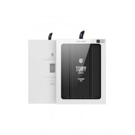 Etui Dux Ducis Toby avec Emplacement Stylet pour Samsung Galaxy Tab S7 / Galaxy Tab S7 Plus Noir