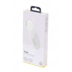 Chargeur à Induction pour Smartphones et AirPods 15W Baseus Blanc (WXJK-02)