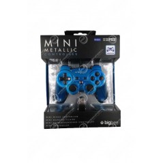 Manette BigBen Mini Metallic pour Playstation PS3 Bleu