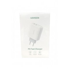 Chargeur Rapide Ugreen 2x USB Type C 36W Alimentation SCP FCP AFC (CD199)