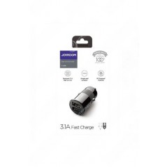 Chargeur Voiture Joyroom x2 USB 3.1A Noir