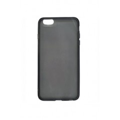 Coque Silicone iPhone 6 Plus Transparent Noir