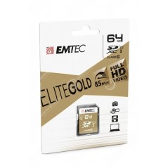 Carte Mémoire 128GB Emtec Elite Gold Class 10 SDXC UHS-I U1