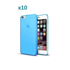 Lot de 10 Coques iPhone 6 Plus / 6s Plus Silcone Bleu