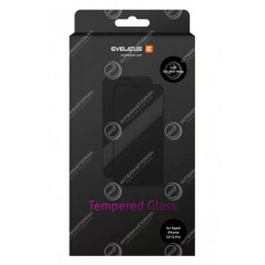 Verre Trempé 2.5D Silk Full Privacy pour iPhone 12 / 12 Pro Evelatus Noir (EVEAI12PAP)