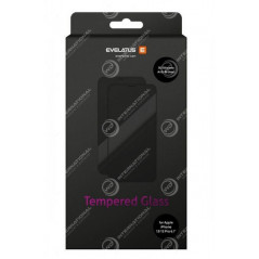 Verre Trempé 3D Anti-Casse pour iPhone 13 / 13 Pro Evelatus Noir (EVEAI13PAB)