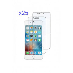 Lot de 25 Verres Trempés 3D Integral iPhone 7/8 Plus Blanc
