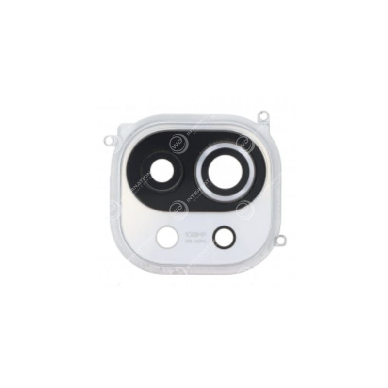 Lentille Avec lunette caméra arrière pour Xiaomi Mi 11 Blanc