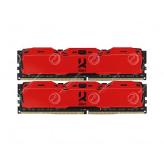 Lot de 2 Mémoire Goodram PC DDR4 IRDM X 8/3000 (2 * 4G B) 16-18-18 Rouge
