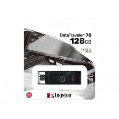 Clé USB-C 3.2 128GB Kingston DataTraveler 70 Noir